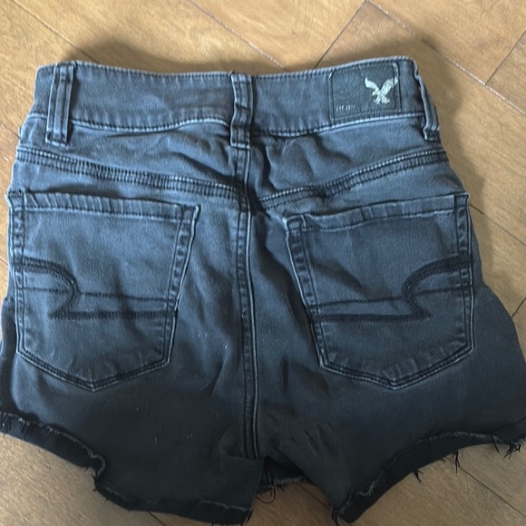 American Eagle Outfitters Black High Waist Shorts - Picture 4 of 4